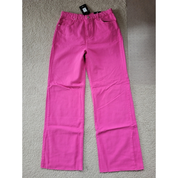 Fashion Nova Good Times High Waisted Wide Leg Jeans - Picture 5 of 7